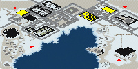 Urban Isolation (2-4) - Red Alert 2 Map Preview Image